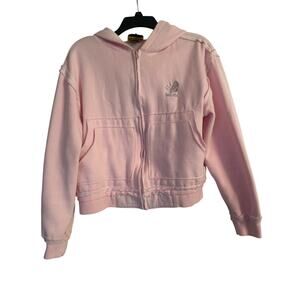 GUC Vintage 90s Renegade Club Pink Hoodie Double Front Pockets SEATTLE Size Lg